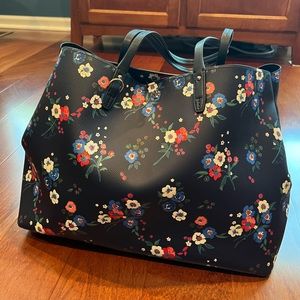 Large Tory Burch floral tote